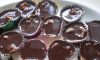 First layer of raw chocolate
