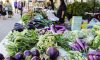 Fresh vegetables abound at the Downtown Des Moines Farmers Market. (Crystal Shi/Epoch Times)