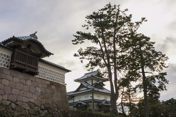 The Kanazawa Castle, across the street from the Kenrokuen Garden. (Annie Wu/Epoch Times)