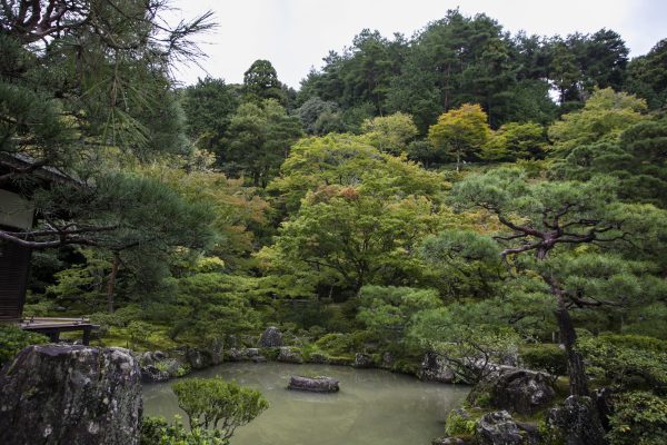 Inside the Ginkakuji Temple. (Annie Wu/Epoch Times)