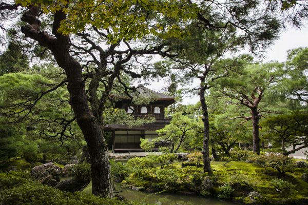 The elegant landscape at Ginkakuji Temple. (Annie Wu/Epoch Times)